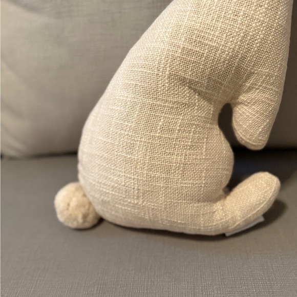 Cream Bunny Accent Pillow - NWT - Picture 5 of 16
